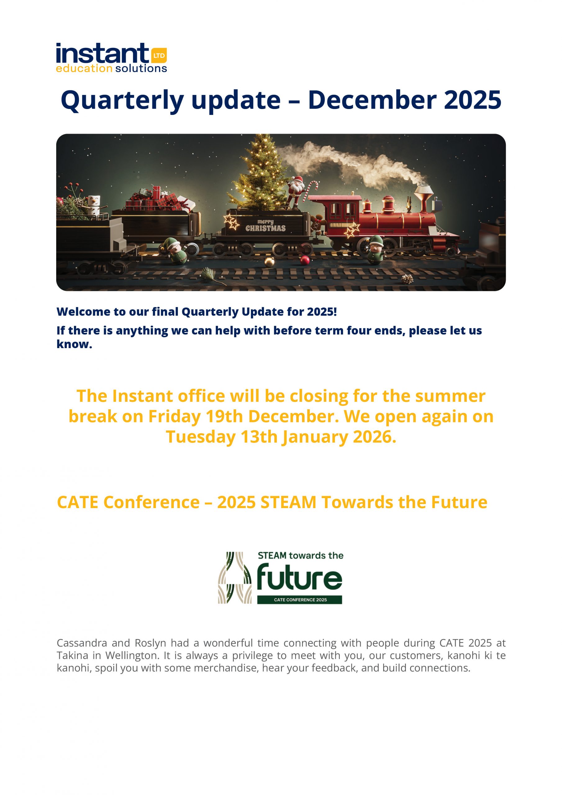 quarterly update Q4 2025