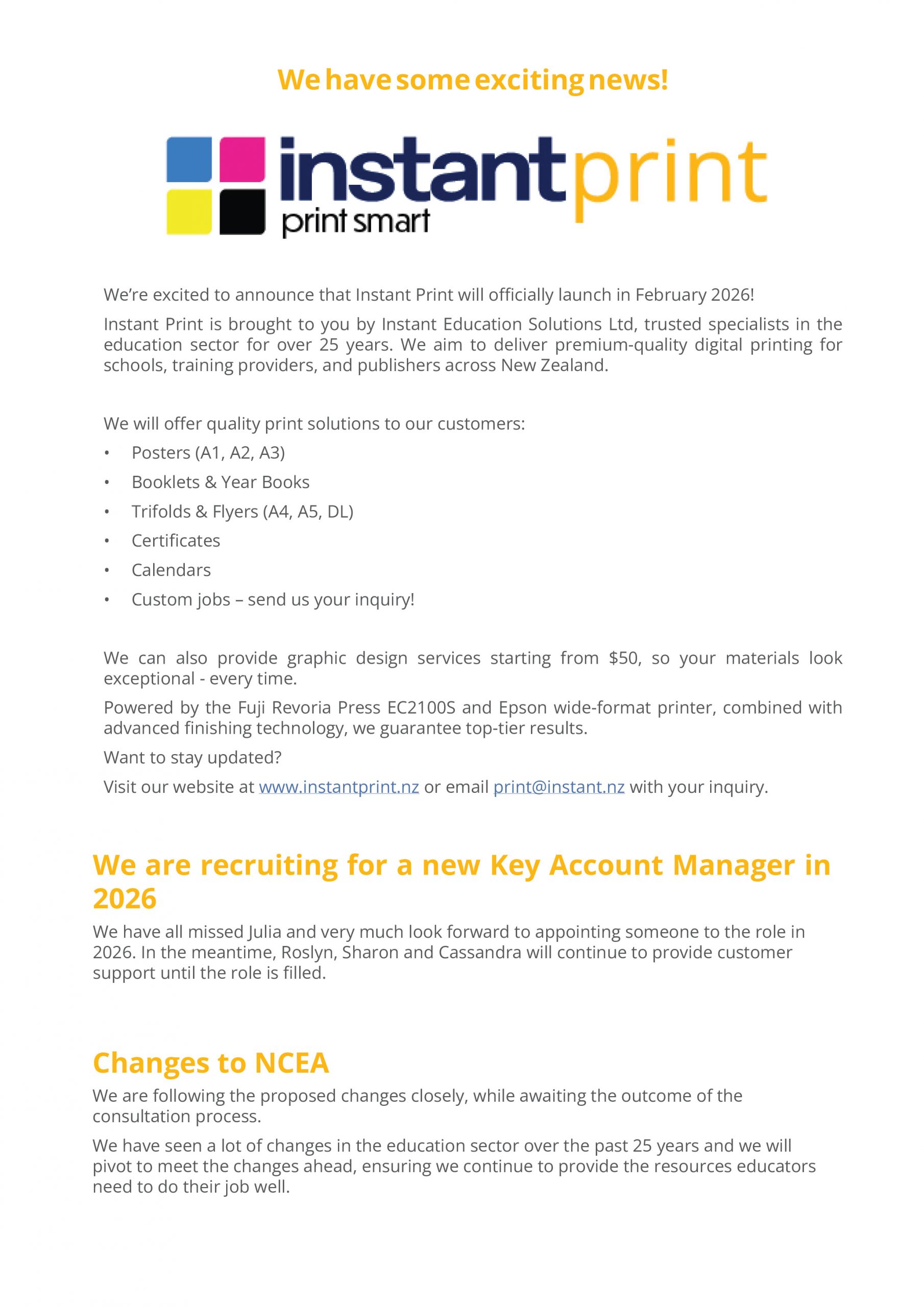 quarterly update Q4 20253