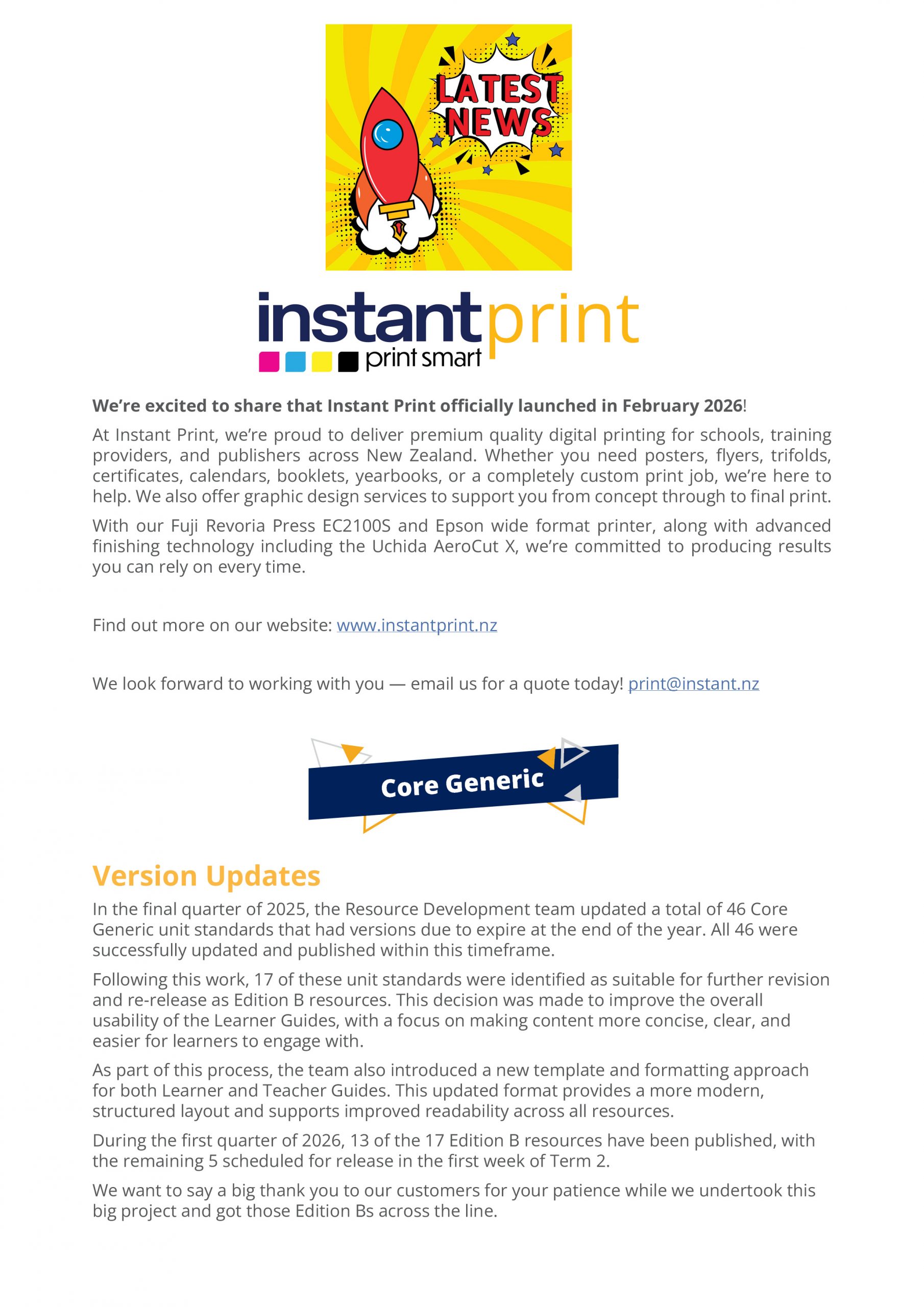 quarterly update Q1 20262